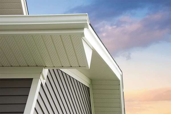 Gentek Aluminum Rainware gutters showcase from suburban wholesale.