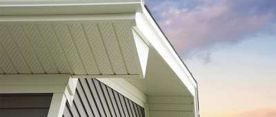 Gentek metals gutters and rainware products.